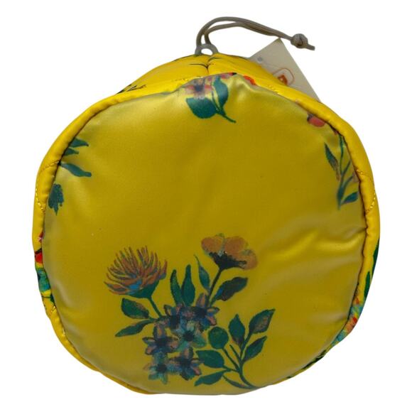 Lug Color Joy Tumbler Bag Bouquet Yellow Floral Travel Toiletry Artist Supply - Picture 7 of 15